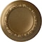 Ekena Millwork Carlsbad Ceiling Medallion (Fits Canopies up to 7 7/8"), Hand-Painted Pale Gold, 12 1/2"OD x 1 1/2"P CM12CAPAS - alternate 1